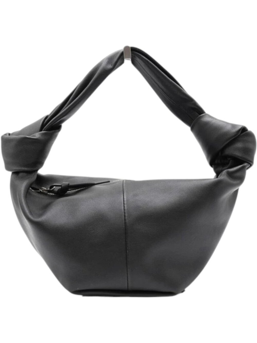 7761135CR T6 Bottega Veneta Hand Bag Black Leather